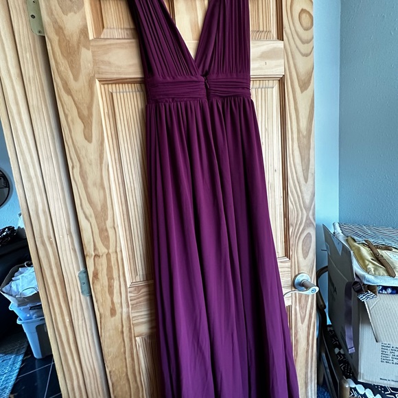 Lulus Heavenly Hues Burgundy Maxi Dress - Picture 8 of 8